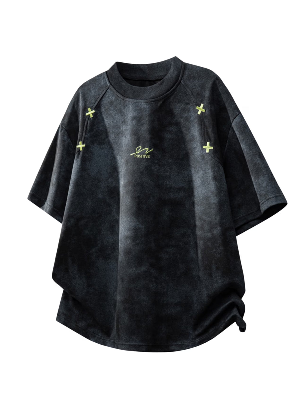 Retro American t-shirt with distressed tie-dye design