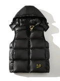 Popular Modern American Autumn and Winter Vest, Warm and Cold Jacket with Detachable Hood