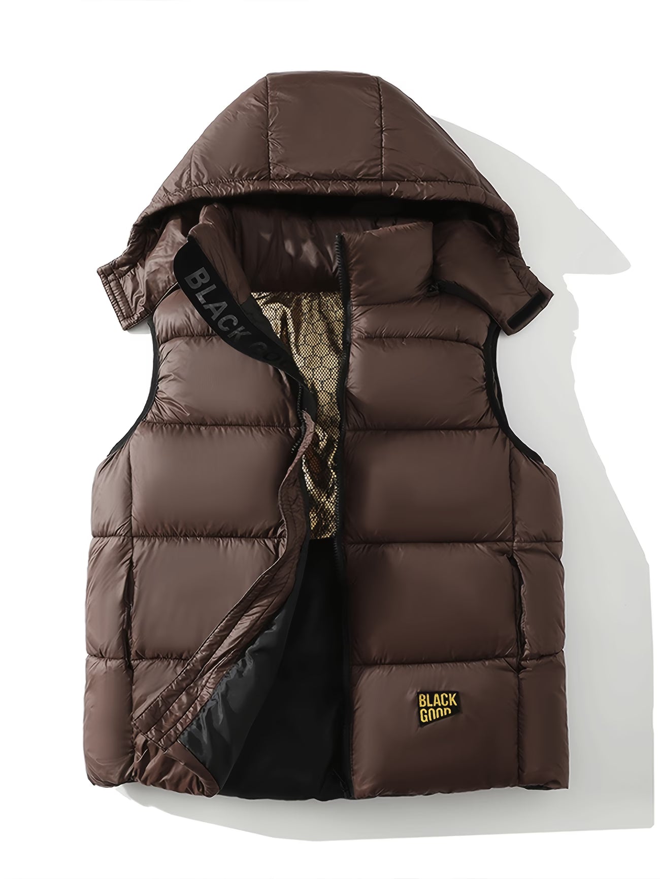 Popular Modern American Autumn and Winter Vest, Warm and Cold Jacket with Detachable Hood