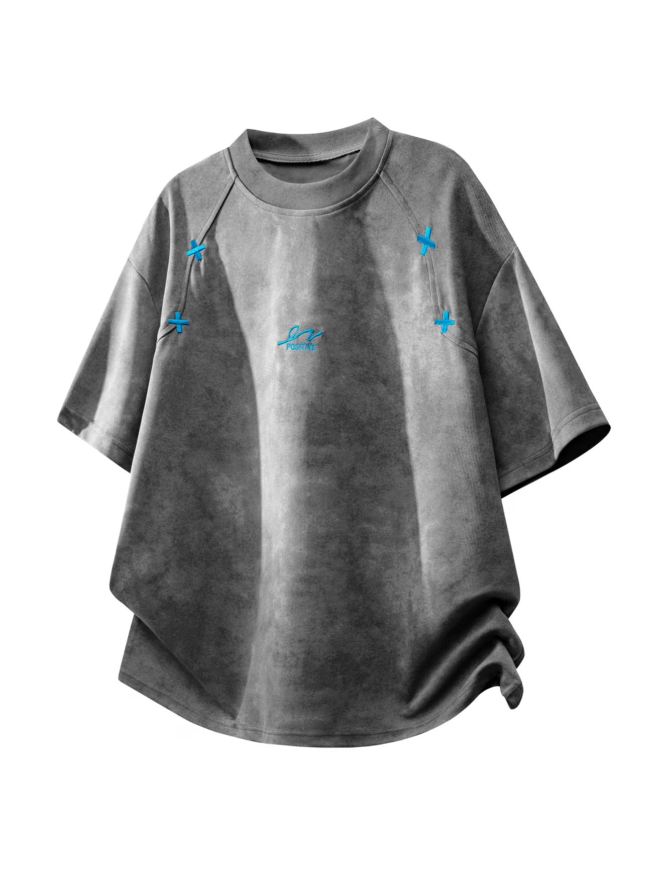 Retro American t-shirt with distressed tie-dye design