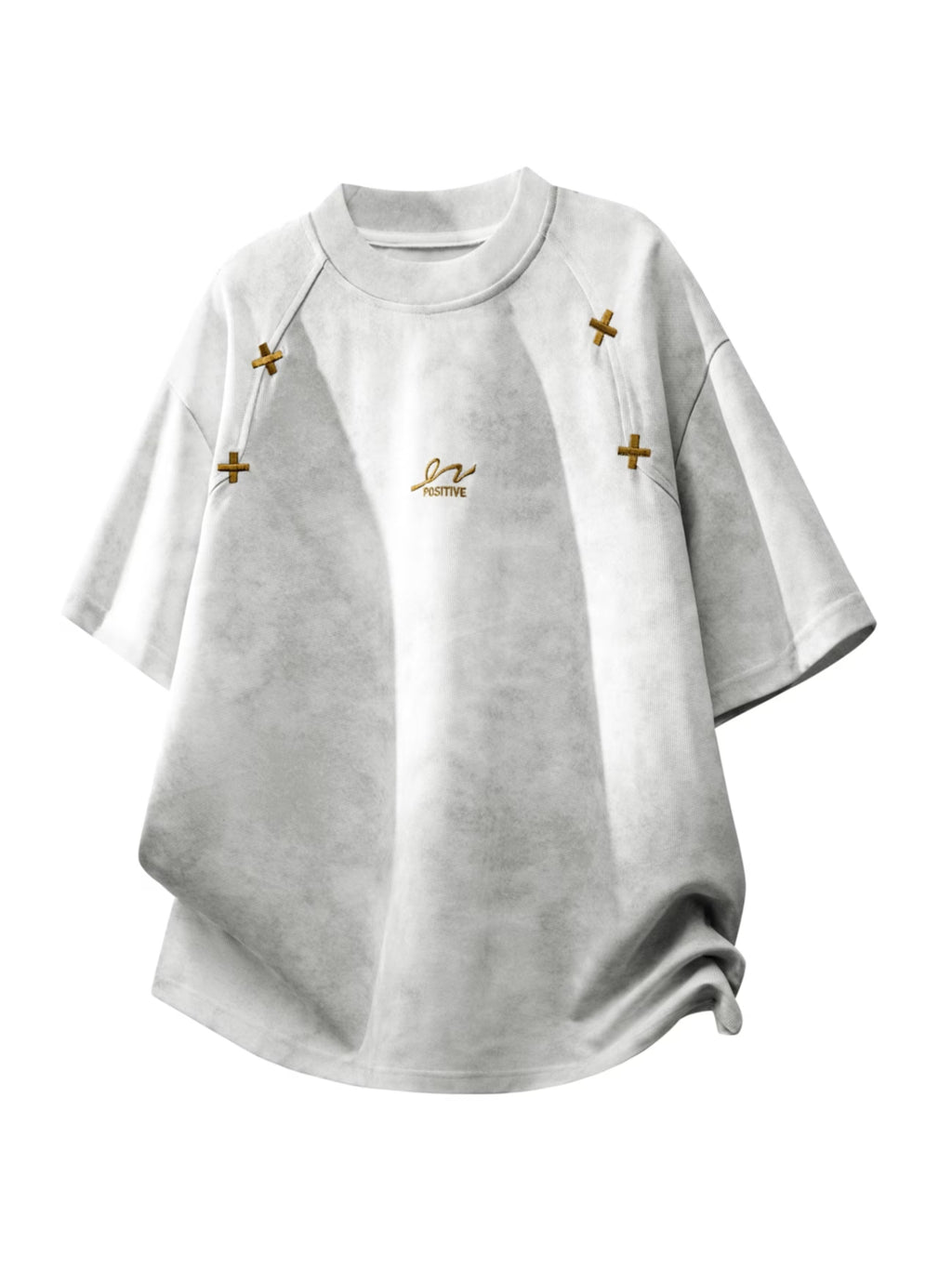 Retro American t-shirt with distressed tie-dye design